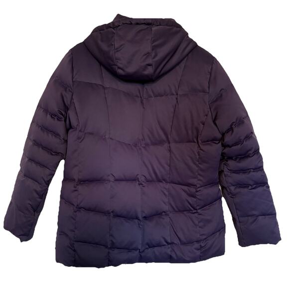Calvin Klein Coat Down Packable Quilted‎ Purple Hooded Full Zip Puffer Jacket XL - Picture 3 of 11